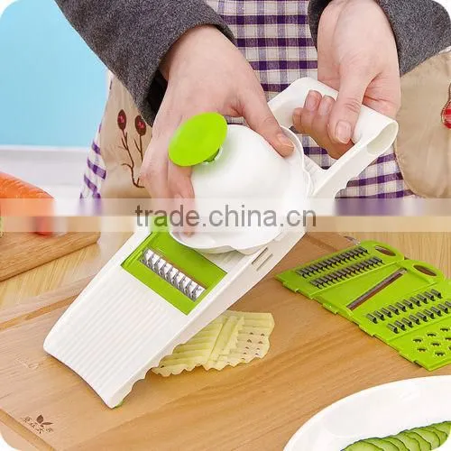 Professional Vegetables Mandoline Julienne Cutter Slicer Grater Garlic