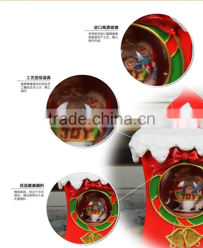 High Quality Resin Glass Snow Globe Gifts snow globe Christmas snow globe