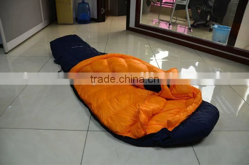 funny luxury nylon down sleep bag