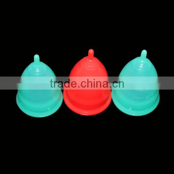 2015 New Developed soft menstrual cup for women
