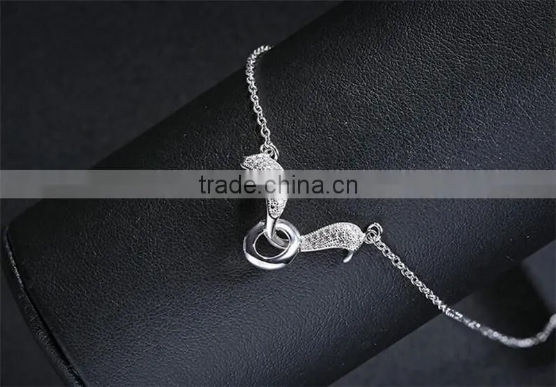 2017 New design 925 sterling silver wings of an angel pendant necklace