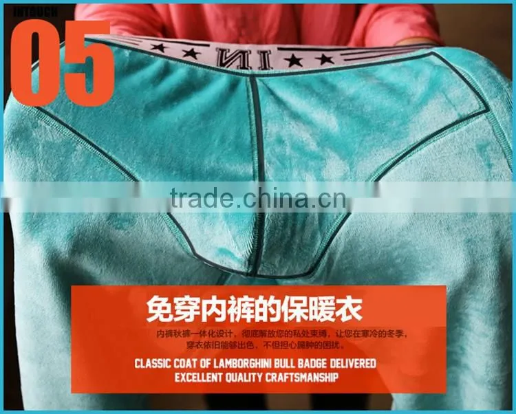 Lower V-Neck Winter Heated Thermal Underwear Polartec Fleece Polypropylene Young Men Baselayer Underwear