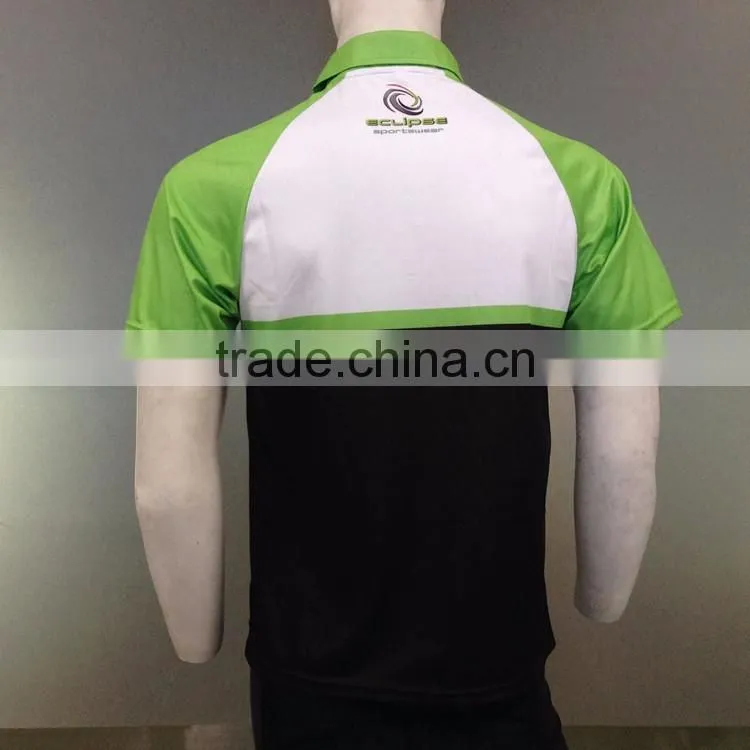 100%polyester customized polo shirts with OEM brands/logos