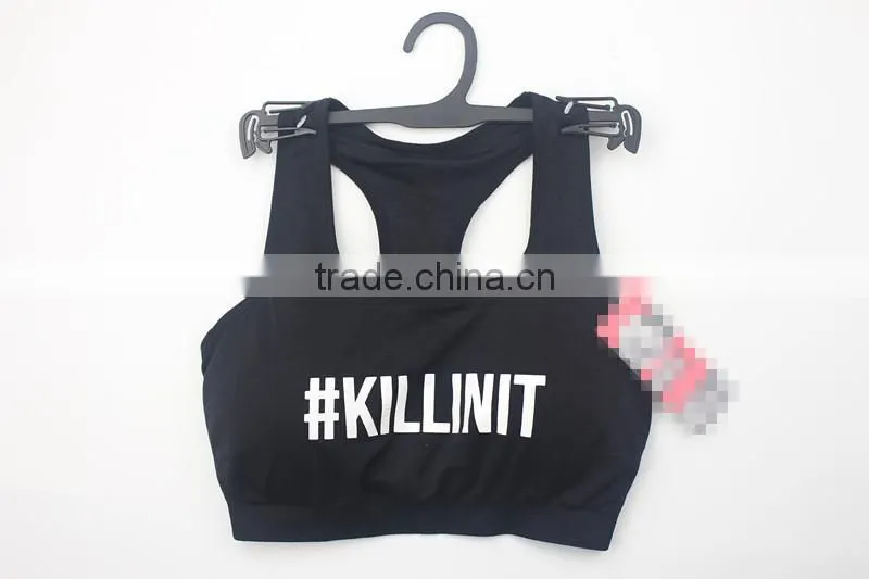 Seamless breathable sexy lady sport yoga bra sport underwear
