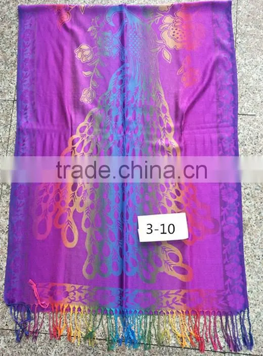 2017 Pashmina Scarf Ombre Rainbow Scarf Spring Fall Winter Scarf