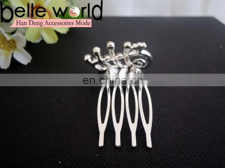 Wedding Mini Tiara Rhinestone Hair Comb Clip