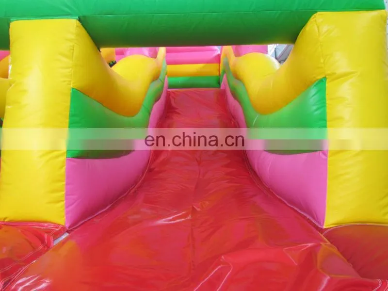 Best selling 0.55mm PVC tarpaulin jumping castles inflatable water slide