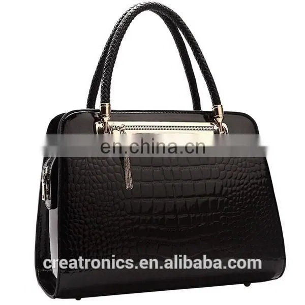 CR high reputation manufacture fashion stylish shell shaped pu leather women handbag brand