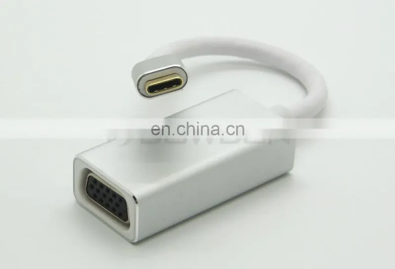 USB 3.1 Type C to VGA Adapter for MacBook USB C to VGA Cable