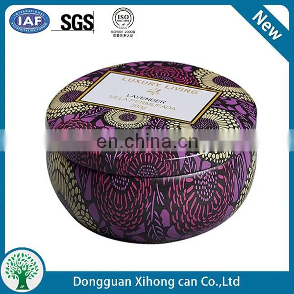 Top packaging printed seamless custom tin box