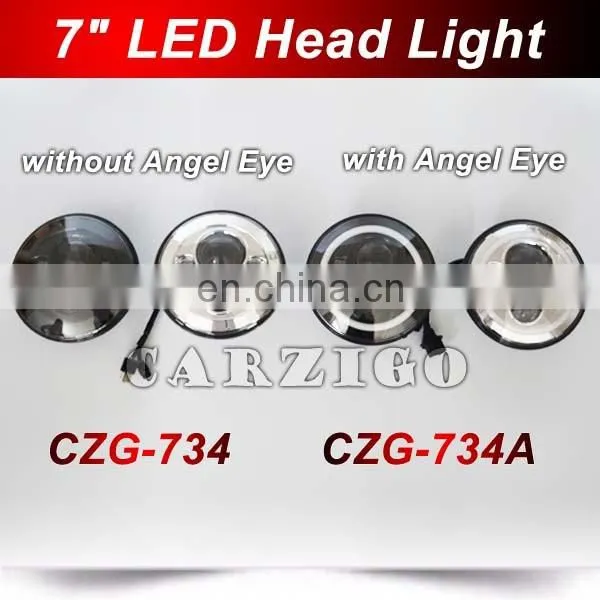 chinese supplier 30w accessories motorcycle 7 inch LED light for harley davidson motorcycles