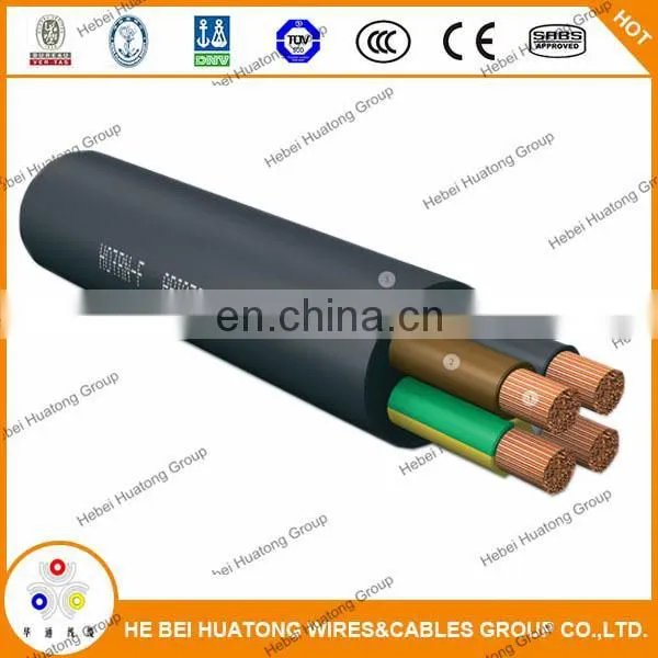 450/750V Waterproof Flexible H07RNF rubber cable