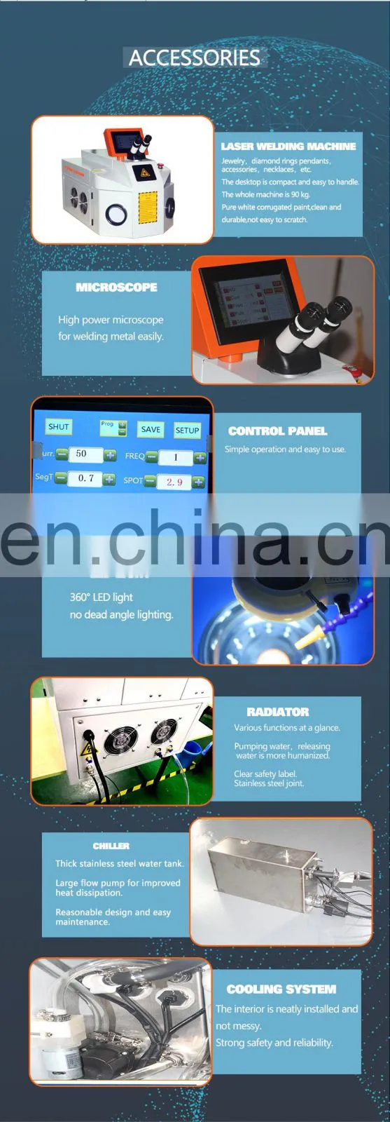 Professional 200w metal laser welder silver gold jewelry watch laser welding soldering machine