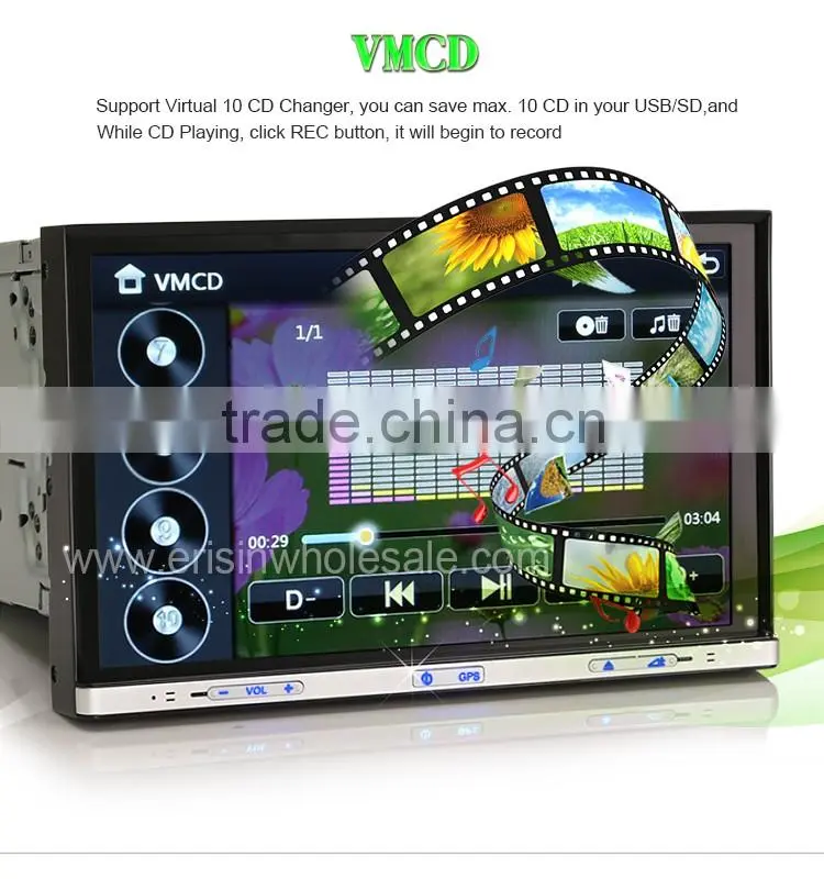 Erisin ES8020M 8" Cheap MTK Car Audio DVD GPS Navigation System
