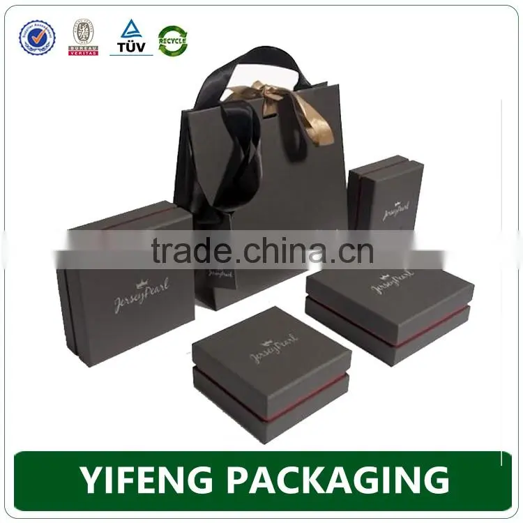 Custom Made Recycled Brown Kraft Paper Box with Logo Print for Gift Jewelry Packaging