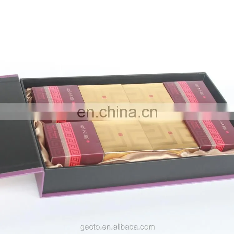 Paperboard book shaped magnet gift box packaging for sweets custom