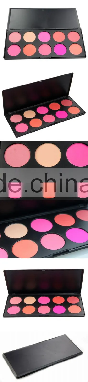 Makeup Matte Blush Face Powder Mineral Cheek Color Blusher10 color palette