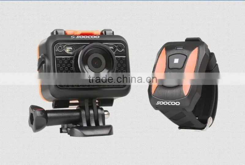 Brand new wifi sport camera with HD resolution,waterproof to 60 meters without case