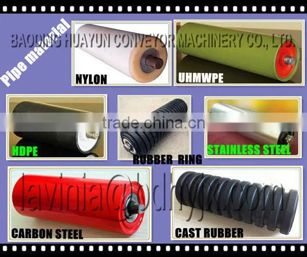 Reliable Steel Roller Idlers for belt conveyors for working line