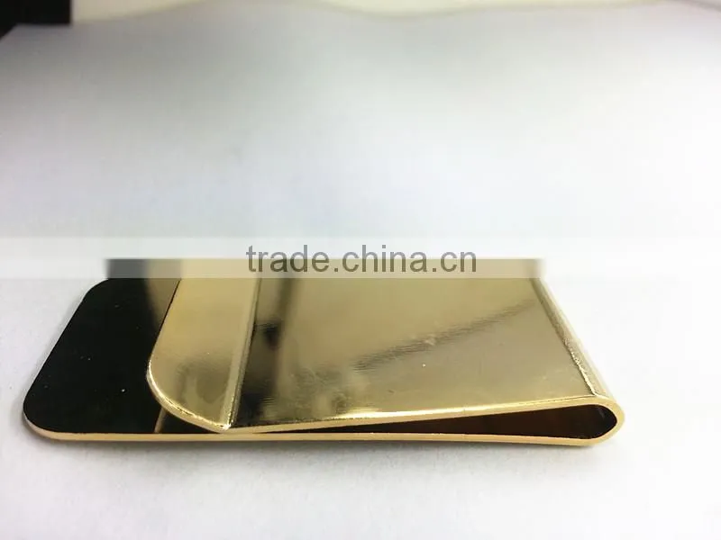 High quality fashion gold custom money clip