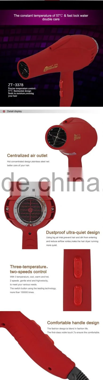 Wholesale Commercial Hair Dryer Hair Dryer Price No Noise Hair Dryer