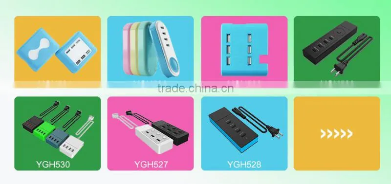 6 Port USB Charging Station Multi-Port USB Charger Desktop Hub for iPhone 6s