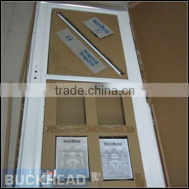 Vinyl Retractable Screen Storm Door