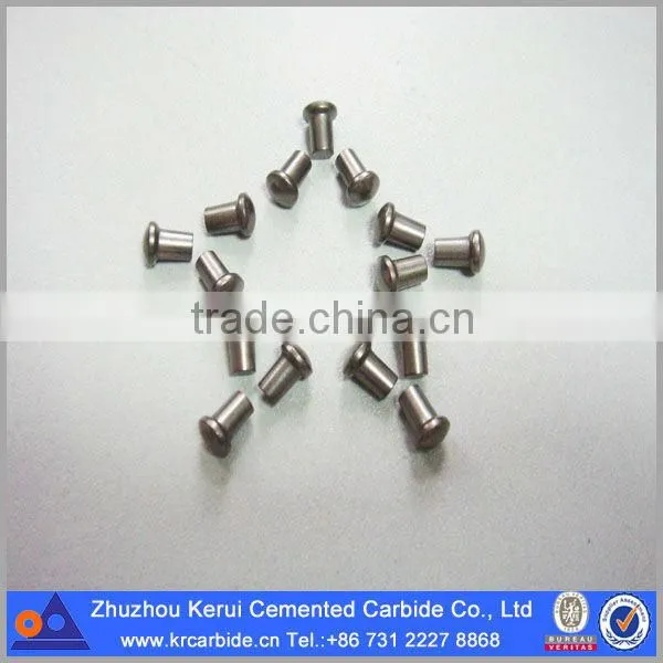 Tungsten carbide studs for ice traction and wear available from stock in various size