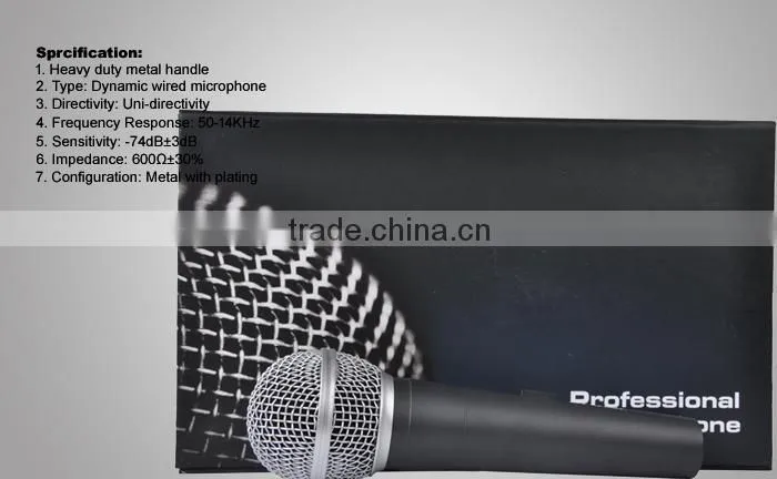Metal Dynamic Microphone For Karaoke DM-582