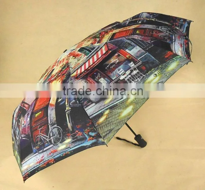 3 folding umbrella and automatic open and close