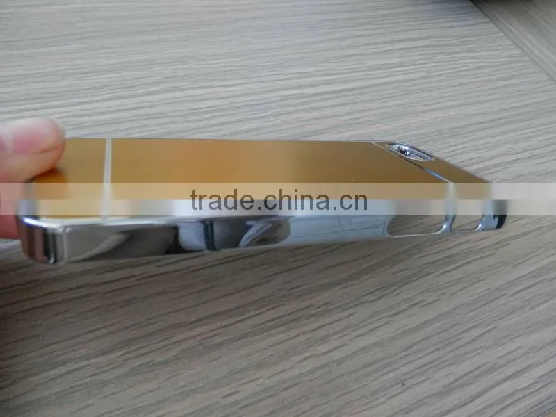 For iphone case with golden metal surface