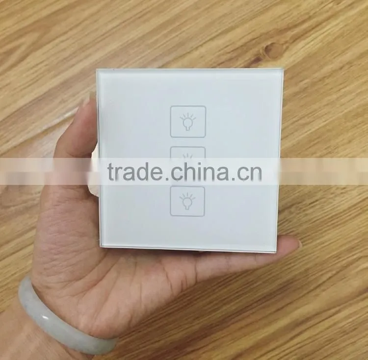 wifi romote control light switch, z wave light switch, glass panel wifi light switch