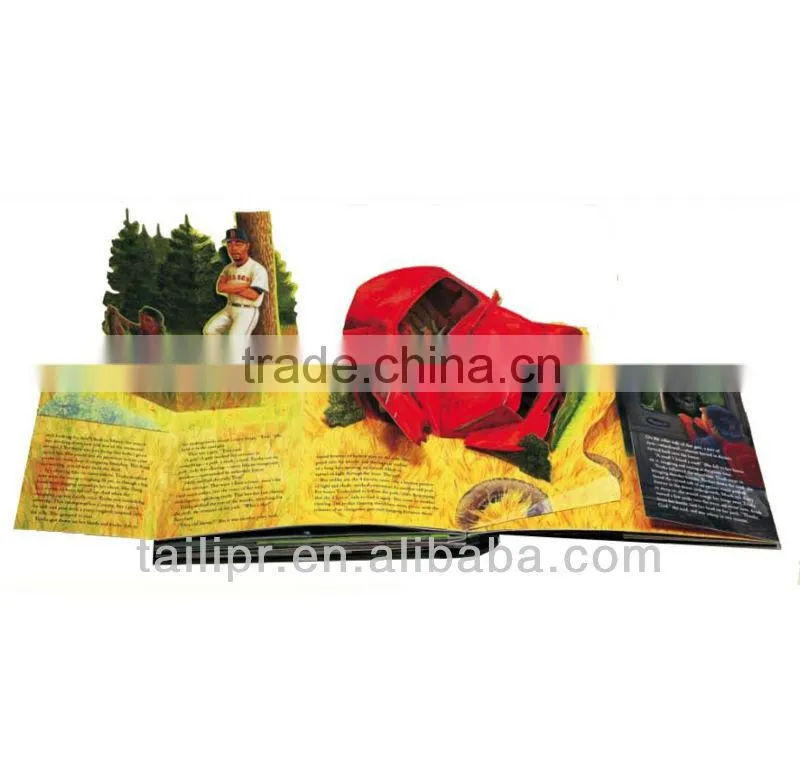 Hot sale Children book / Printing children board book / Pop up book *B20130819-12