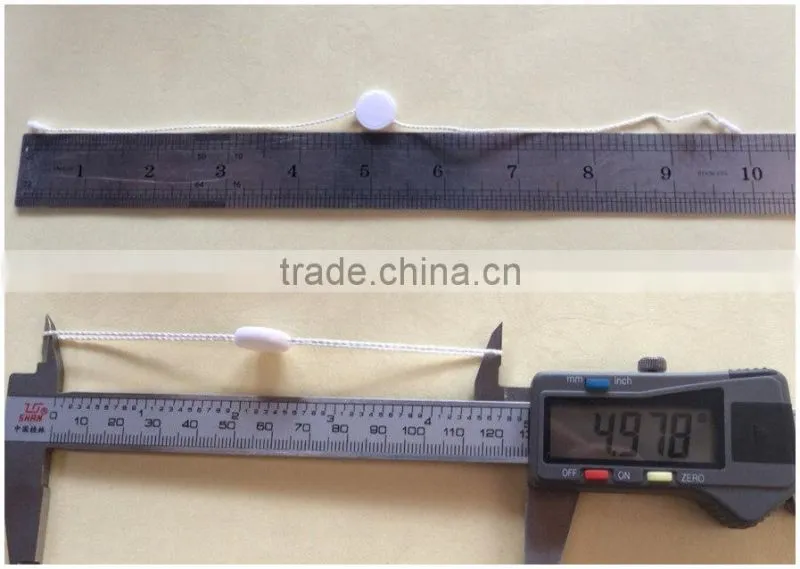 china quality string seal tag, hang tag string, garment plastic seal tag seal tag white plastic magnetic string