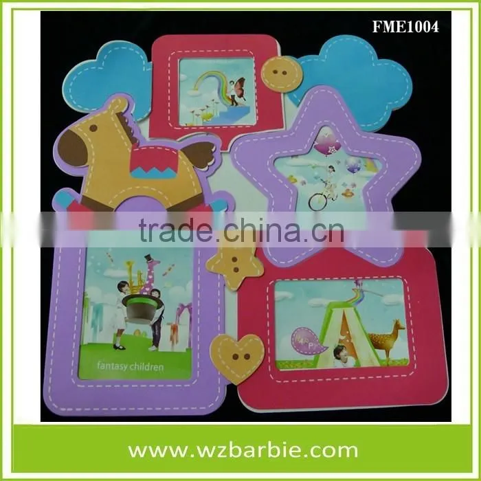 Customized EVA Photo Frames Sticker For Kids, Decoration