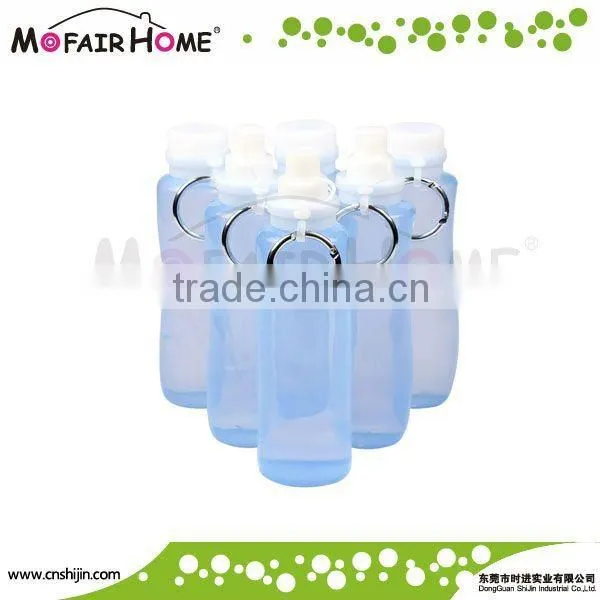 New arrival SJ002 silicone water bottle with ring