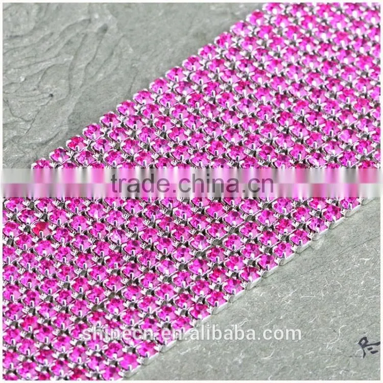 New design multicolor diy rhinestone YIWU Wholesale Hot Sale Hot fix Strong glue close Rhinestone cup chain