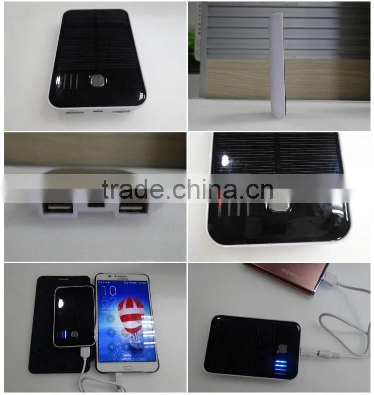 2014 new products in china 5000mah portable solar laptop chargers