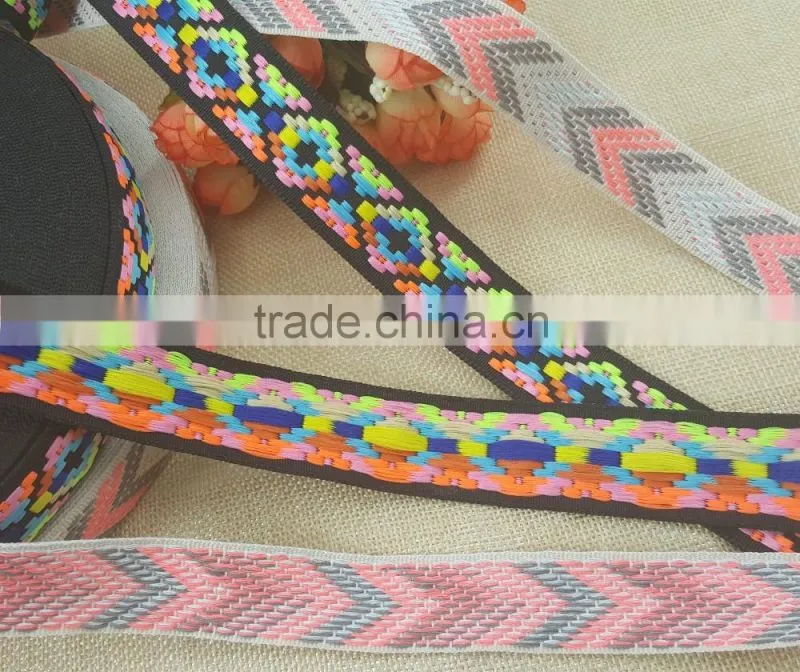Fashion nationalistic style cotton tape
