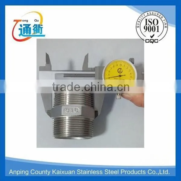 casting stainless steel 316 male thread king nipple