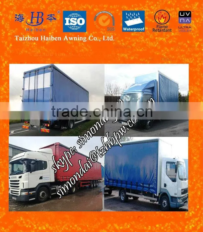 650gsm Truck Cover Tarpaulin Truck Side Curtain Fabric Manufacturer