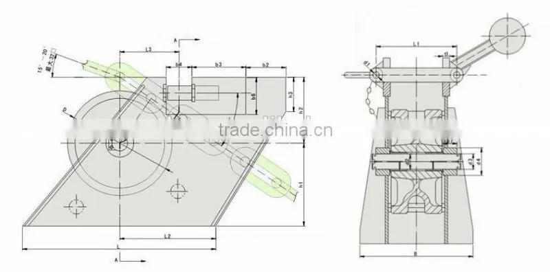 Marine roller type anchor chain stopper,roller chain stopper