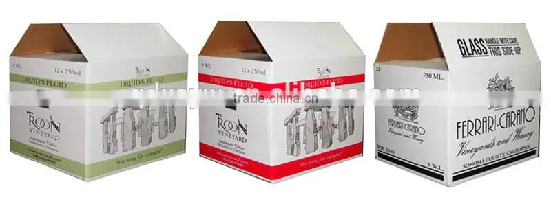Hot Sale Glass Bottle Carton Box