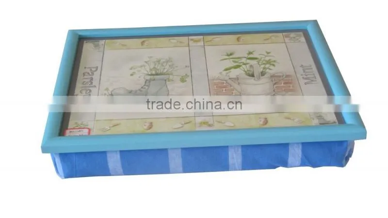 Wooden fabric tray