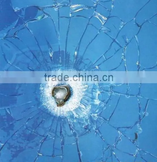 bullet resistant glass door from shandong yaohua with EN12150-1/ CE/ AS/NZS2208 /ISO/ CCC