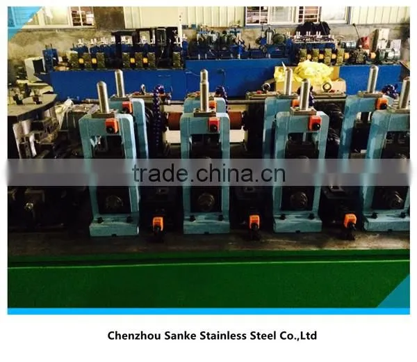 Decorative type stainless steel pipe production line/pipe mill China supplier