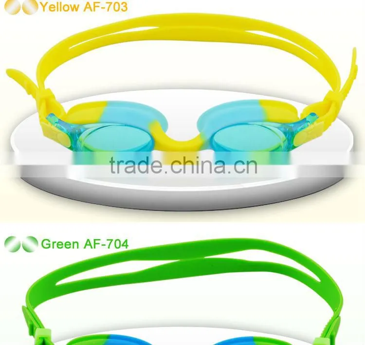 Kids wholesale cartoon swim goggles/funny swim goggles