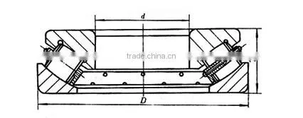 Good Performance Spherical Thrust Roller Bearing 29426