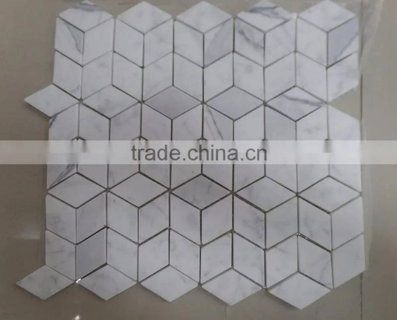 High Quality Polished Calacatta Marble Mosaic withCompetitive Prices and Wall Mosaic