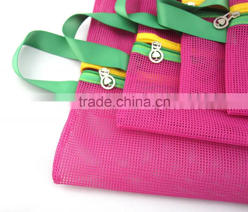 JUSTOP New Design 4 in 1 Mesh Fabric Travel Organizer Bag in Bag Set